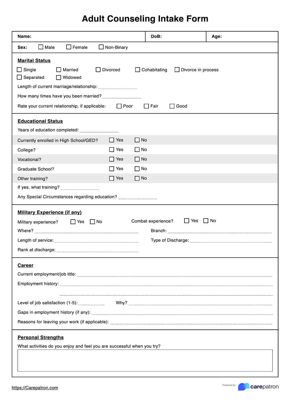 Counseling Intake Forms Templates Astra edu pl Counseling Intake Forms Templates Astra edu pl