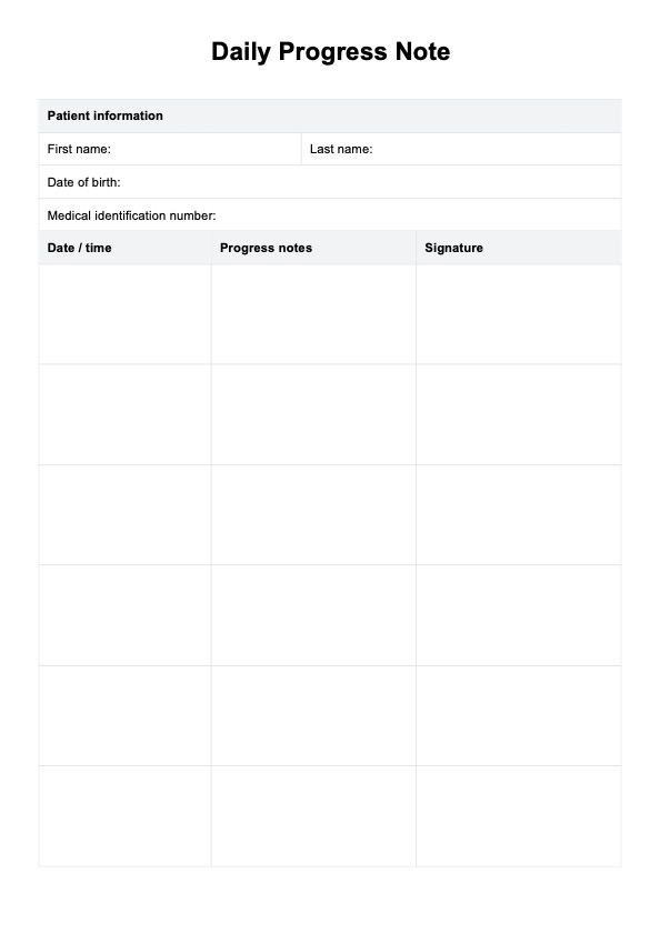 Clinical Note Template Example Free PDF Download Clinical Note Template Example Free PDF Download