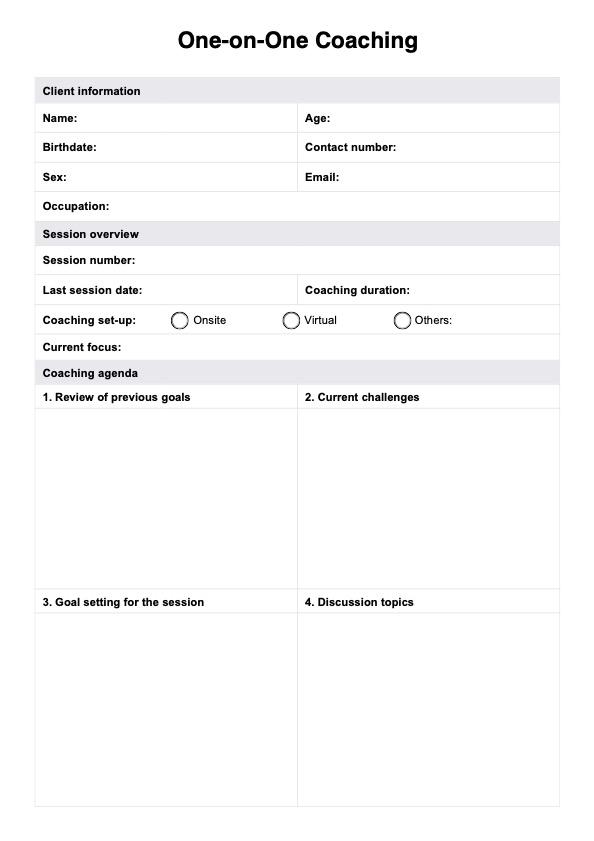 Coaching Template Guide Free PDF Download Coaching Template Guide Free PDF Download