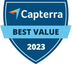 Capterra Best Value 2023 Badge