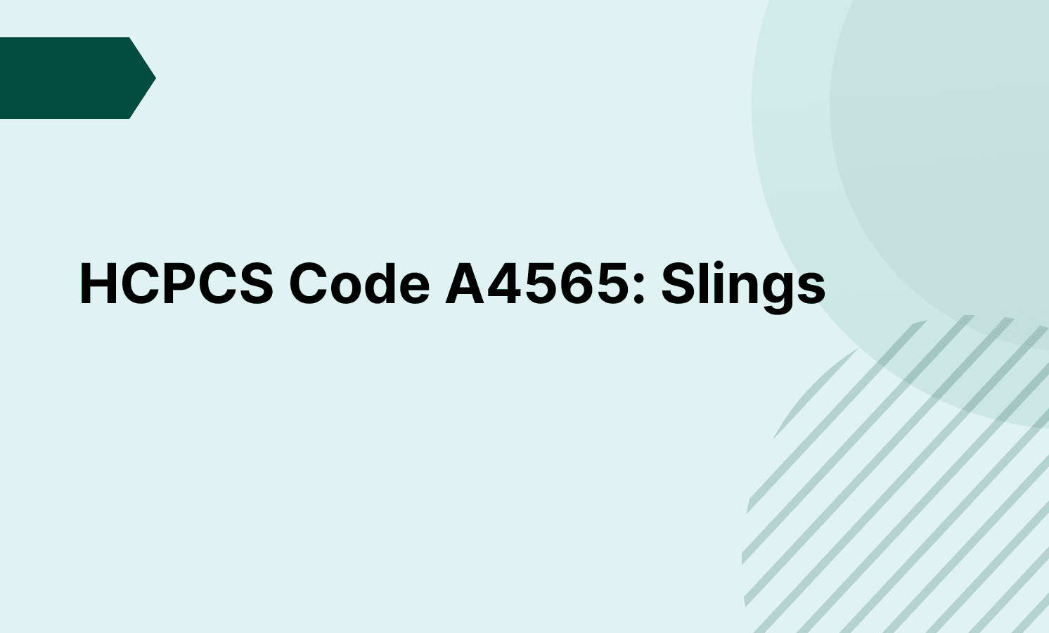 HCPCS Code A4565: Slings