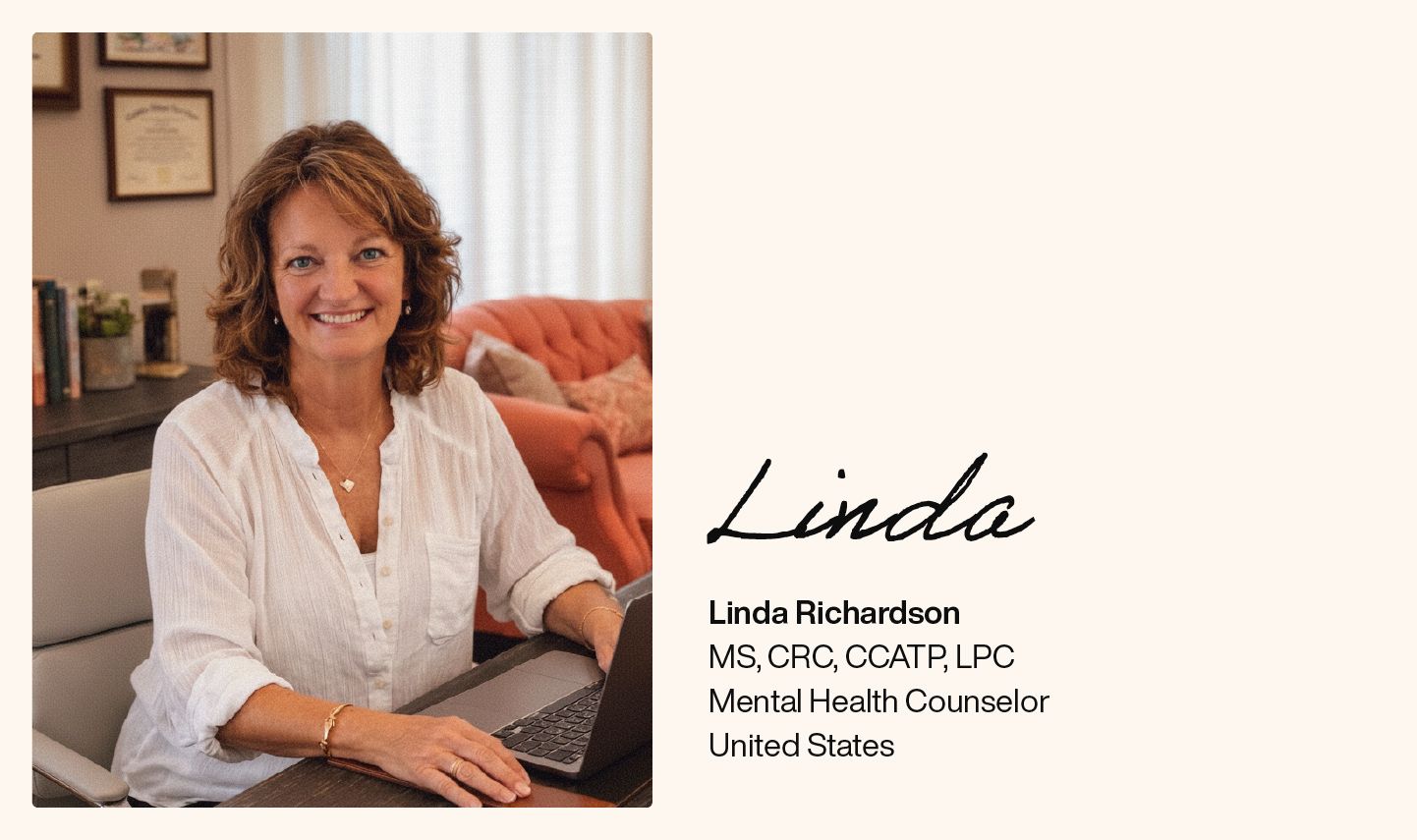 How Linda Richardson built a private practice that walks alongside her clients