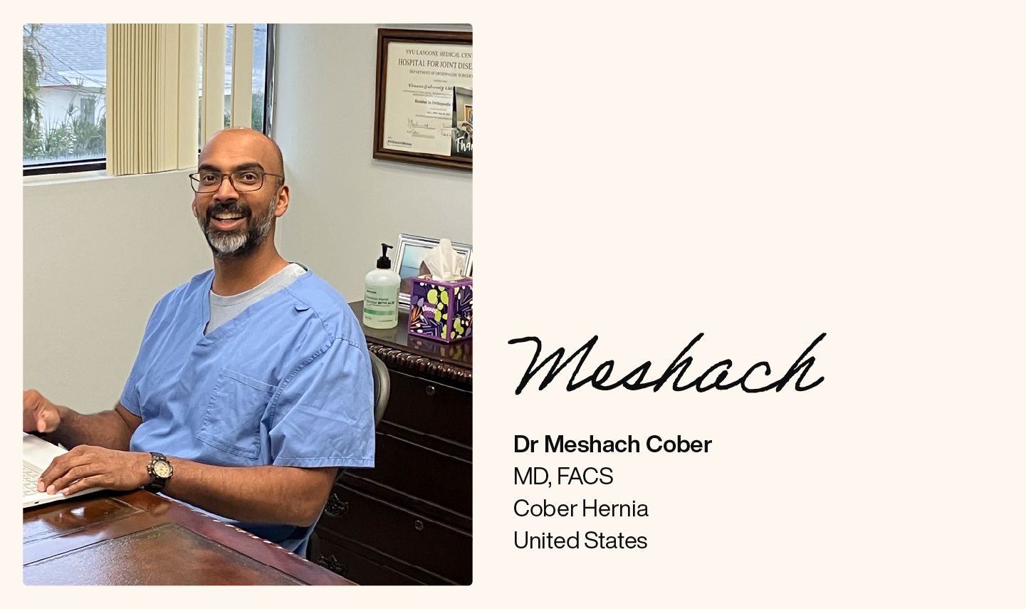 How Dr Meshach Cober nearly doubled what one surgeon can handle in a day