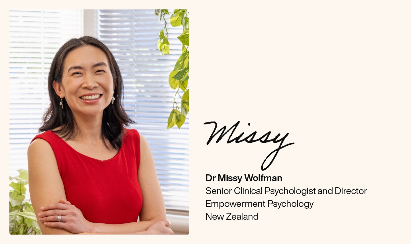 How Dr Missy Wolfman, a solo psychologist, built a business award nominated team of eight.
