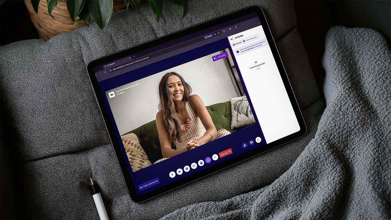Meet and telehealth in Carepatron