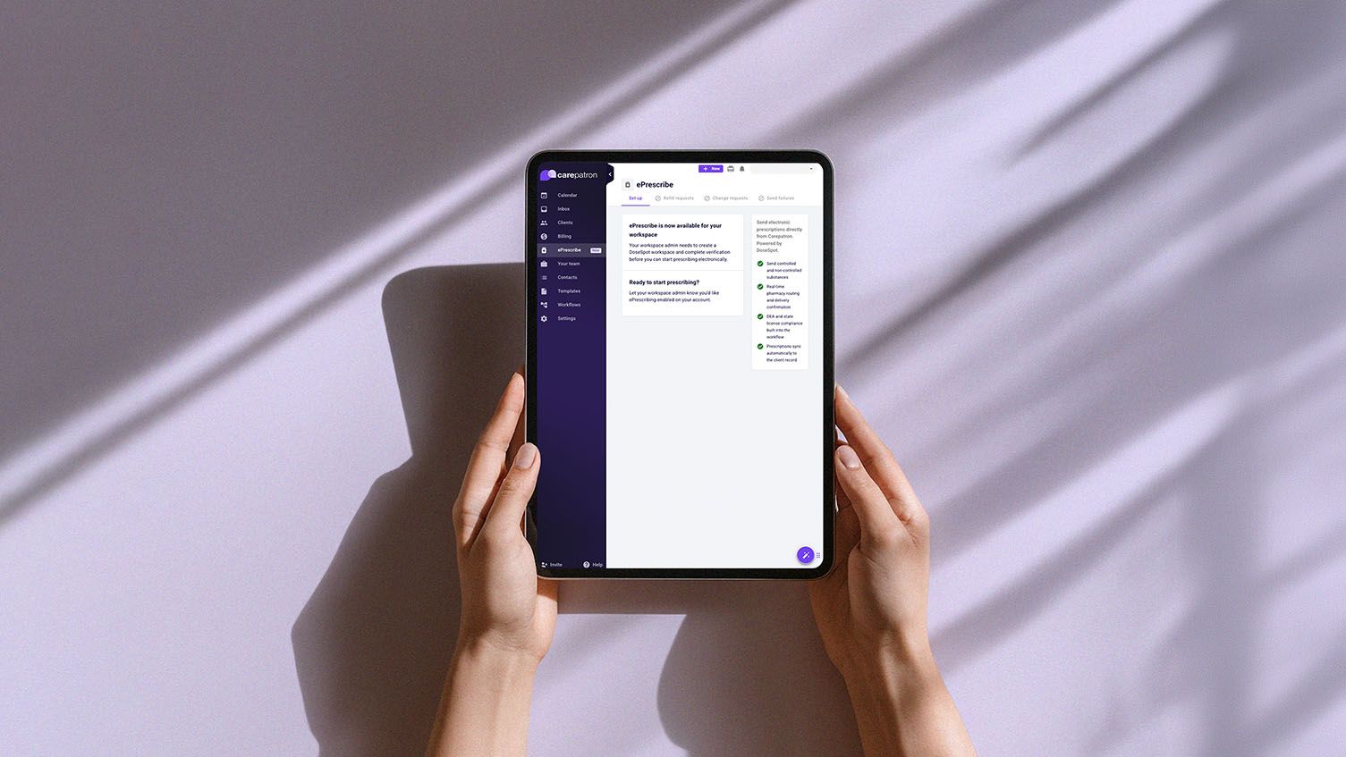 Treatment planning in Carepatron